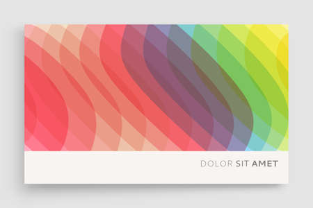 Abstract wavy background with dynamic effect. Modern screen design for mobile app and web. 3d vector illustration for brochure, banner, flyer or presentation.のイラスト素材