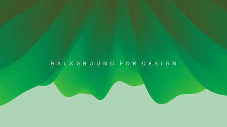 green leaf. floral background. Vector illustration with dynamic effect.のイラスト素材