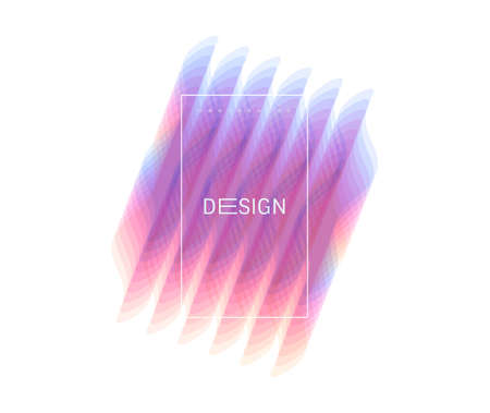 Abstract geometric background with transparent figures. Vector illustration made of various overlapping elements.のイラスト素材