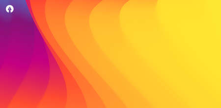 Abstract wavy background with curves lines. Concept of cover with dynamic effect. Vector illustration for design.のイラスト素材