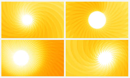 Sunburst abstract background. Space vortex. Rotation and swirling movement. Modern screen design for mobile app and web. 3d motion vector Illustration for advertising, marketing or presentation.のイラスト素材