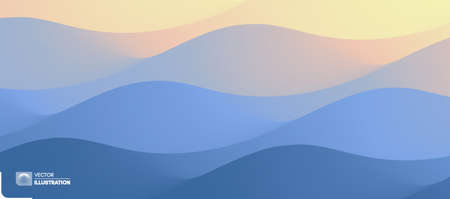 water surface. Blue abstract background. Vector illustration for design.のイラスト素材