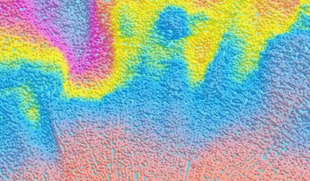 Liquid paint abstraction. Art design. Texture with dynamic particles. 3d vector Illustration.のイラスト素材