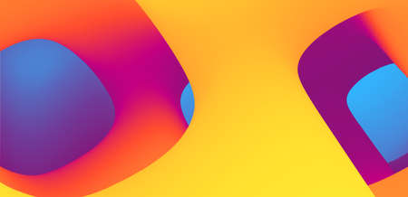 Colorful gradient fluid backgrounds with dynamic liquid forms. Covers design template for flyer leaflet, brochure design, report, presentation or magazine. vector illustration.のイラスト素材