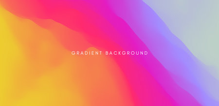 Abstract background with dynamic effect. Creative design poster with vibrant gradients. Vector illustration for advertising, marketing, presentation. mobile screen.のイラスト素材