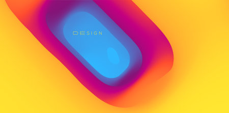 Colorful gradient fluid backgrounds with dynamic liquid forms. Covers design template for flyer leaflet, brochure design, report, presentation or magazine. vector illustration.のイラスト素材