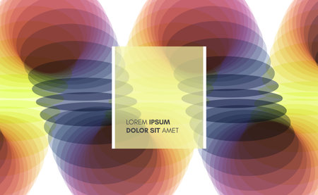 abstract background. Spiral. 3d vector illustration. Design for banner, flyer, poster, cover or brochure.のイラスト素材