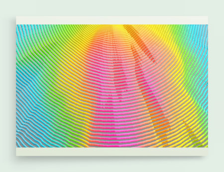 Particles stream. Abstract background with trendy gradients. 3d vector illustration for advertising, marketing or presentation.のイラスト素材