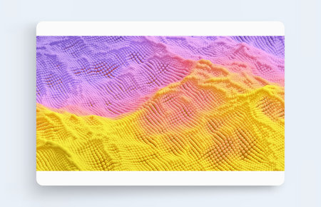 Liquid paint abstraction. Art design. Texture with dynamic particles. 3d vector Illustration.のイラスト素材