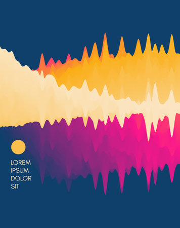 abstract background. dynamic effect. Futuristic technology style. motion vector illustration.のイラスト素材