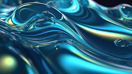 water waves. nature background. abstract ocean landscape. sea surface. Generative AI. Illustration for banner, poster, cover, brochure or presentation.の素材