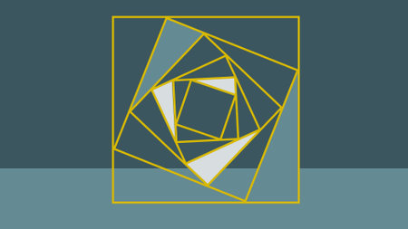 Creative Abstract Geometric Artwork with Dynamic