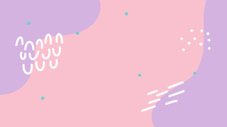 Pastel Background with Abstract Purple and Pinkのイラスト素材