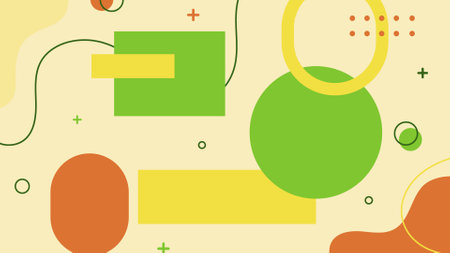 Colorful Abstract Geometric Art Background