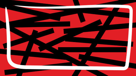 Red Background with Black Stripes Backgroundのイラスト素材
