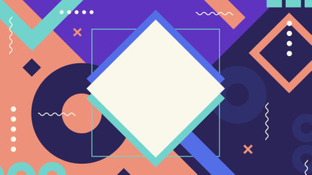 Abstract Diamond Frame Backgroundのイラスト素材