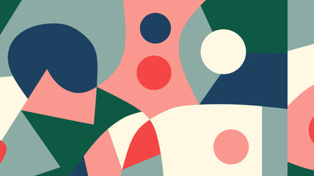 Modern color blocks background