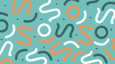 White Flow Lines Backgroundのイラスト素材