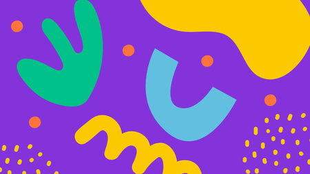 Playful Bright Abstract Background