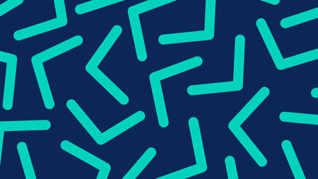 Cyan chevron squiggle backgroundの写真素材