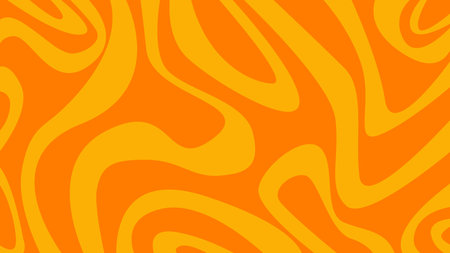 Orange yellow abstract liquid background