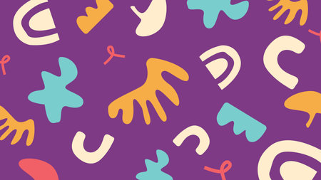 Abstract wavy handcut background