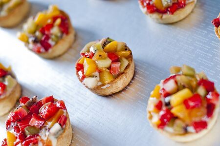 tartaletas de frutasの写真素材