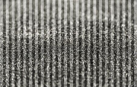 Classic black and silver striped glitter background
