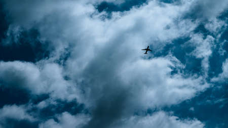 City and blue skyの写真素材