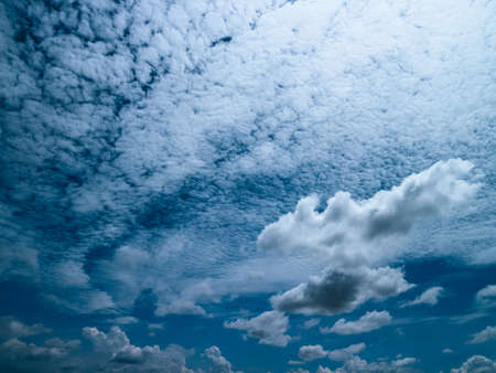 City and blue sky