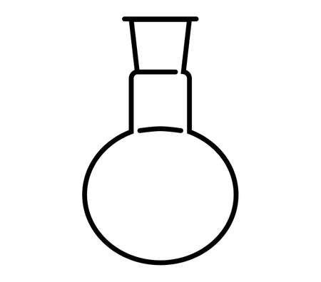 Laboratory vessel, glass beaker bowlのイラスト素材