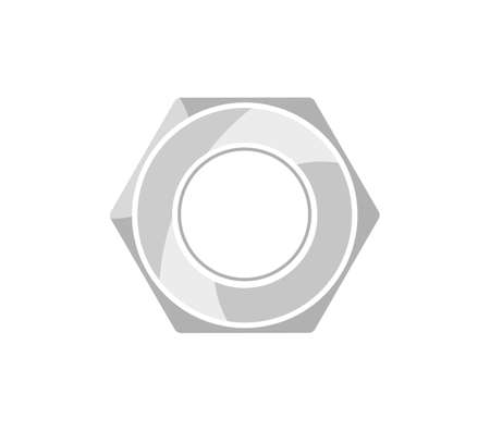 Silver cap viewed from above.のイラスト素材