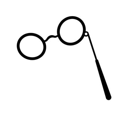 Old fashioned glasses. Vintage glassesのイラスト素材