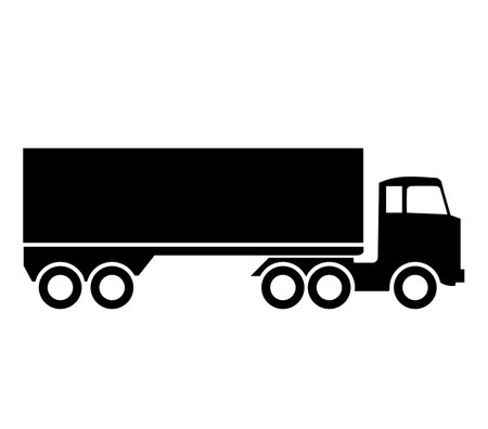 Lorry. A big transportation carのイラスト素材