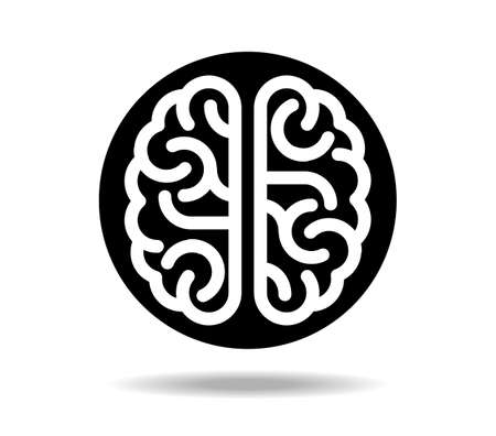 Black human brain. Symbol of creativityのイラスト素材