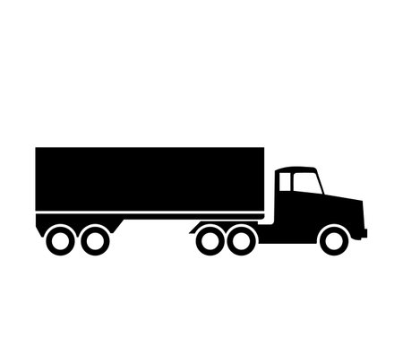 Lorry. A big transportation carのイラスト素材
