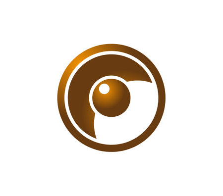 Speaker icon. Music, sound, voice, broadcast. Golden round volume signのイラスト素材