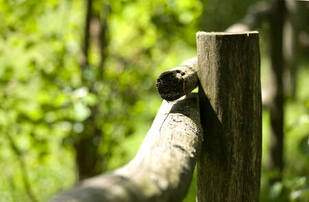 wooden fenceの写真素材
