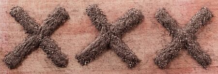 xxx made with chilliesの写真素材