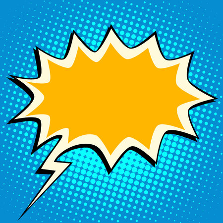 explosion comic bubble retro background for text pop art retro styleのイラスト素材