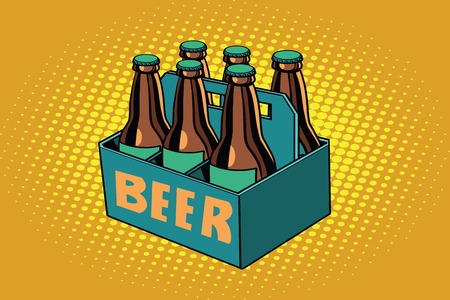 beer packaging, illustrationのイラスト素材