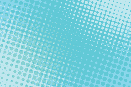 blue pop art halftone backgroundのイラスト素材