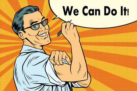 Engineer we can do itのイラスト素材