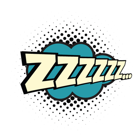 zzz comic wordのイラスト素材