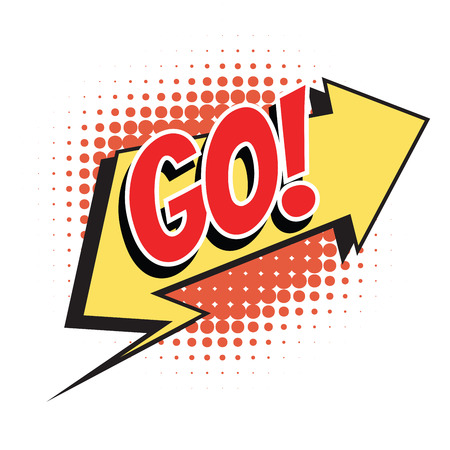 go comic wordの写真素材