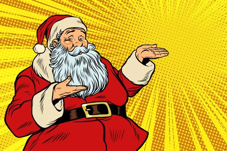 Santa Claus copy space templateの写真素材