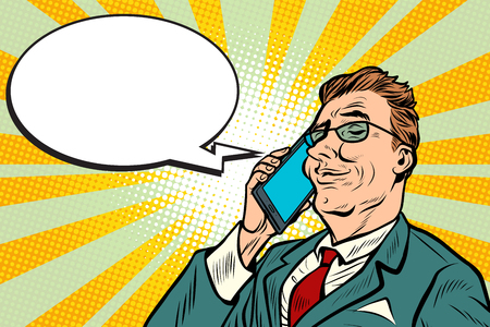 Businessman talking on the phoneの写真素材