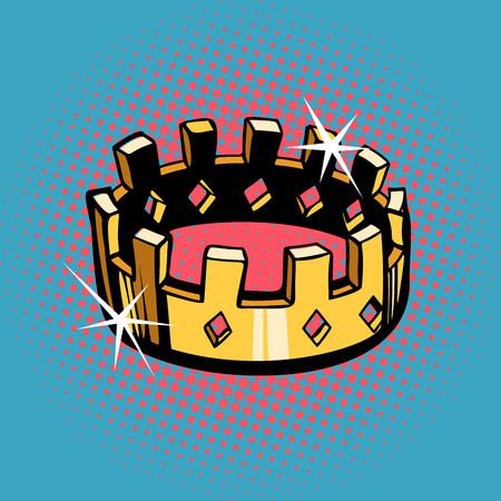 Golden crown, state powerの写真素材