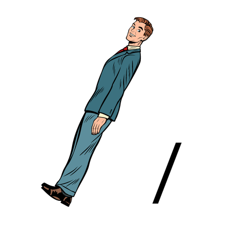 slash punctuation mark. Business people silhouette alphabetのイラスト素材