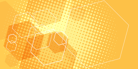 orange scientific background. Pop art retro vector illustration vintage kitschの写真素材
